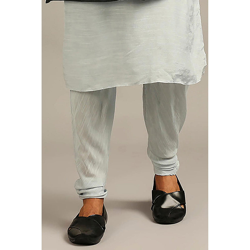 Soup by Sougat Paul Cloud Printed Longline Kurta with Churidar and Jacket