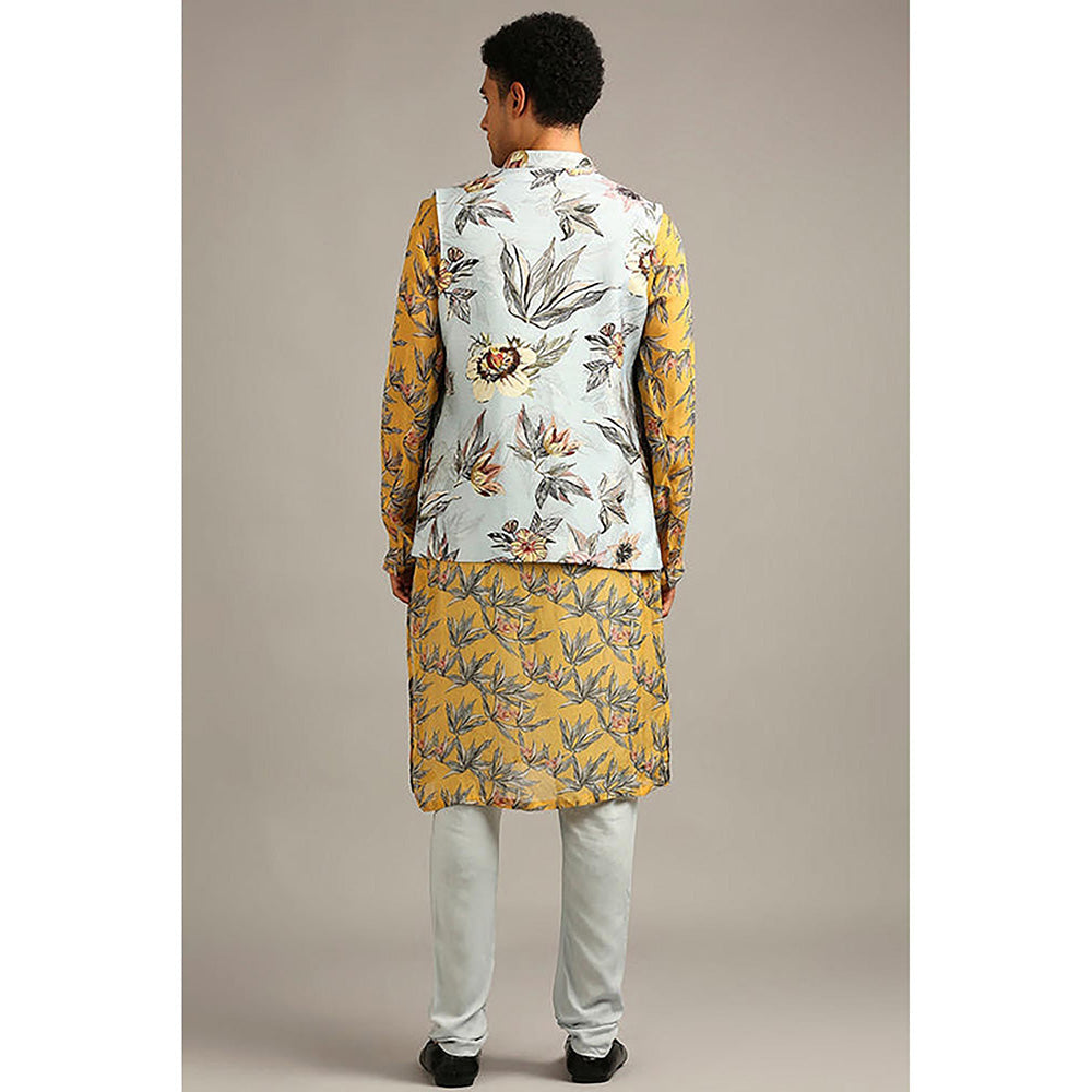 Soup by Sougat Paul Anthia Floral Printed Kurta with Churidar and Jacket