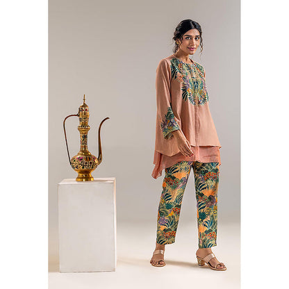 Soup by Sougat Paul Kaira Pink Tunic with Pant
