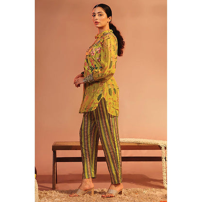 Soup by Sougat Paul Tamaya Yellow Kurti with Pant