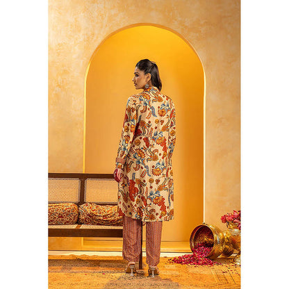 Soup by Sougat Paul Rangtara Beige Kurta with Pant