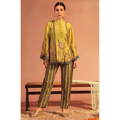 Soup by Sougat Paul Tamaya Yellow Tunic with Pant