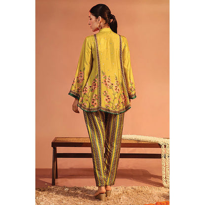 Soup by Sougat Paul Tamaya Yellow Tunic with Pant