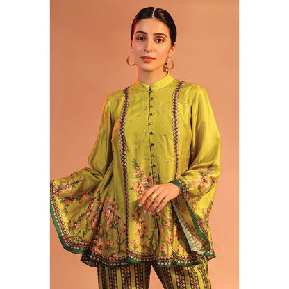 Soup by Sougat Paul Tamaya Yellow Tunic with Pant
