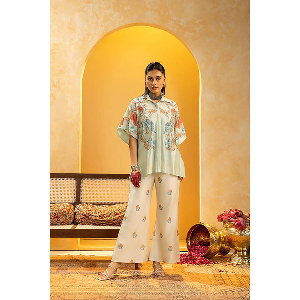 Soup by Sougat Paul Rangtara Blue Tunic with Pant