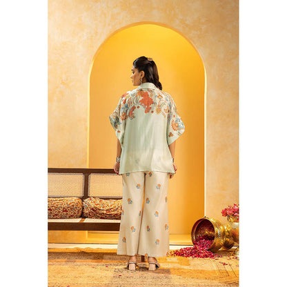 Soup by Sougat Paul Rangtara Blue Tunic with Pant