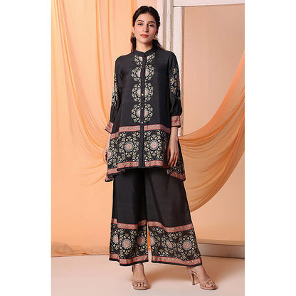 Soup by Sougat Paul Raya Black Kurti with Pant Co-Ord Set
