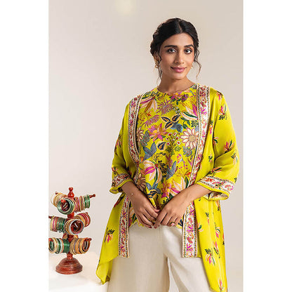 Soup by Sougat Paul Aarani Yellow Co-Ord Set