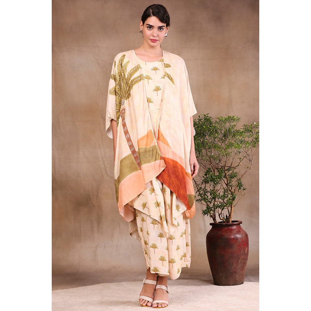 Soup by Sougat Paul Conversational Printed Jumpsuit with Jacket