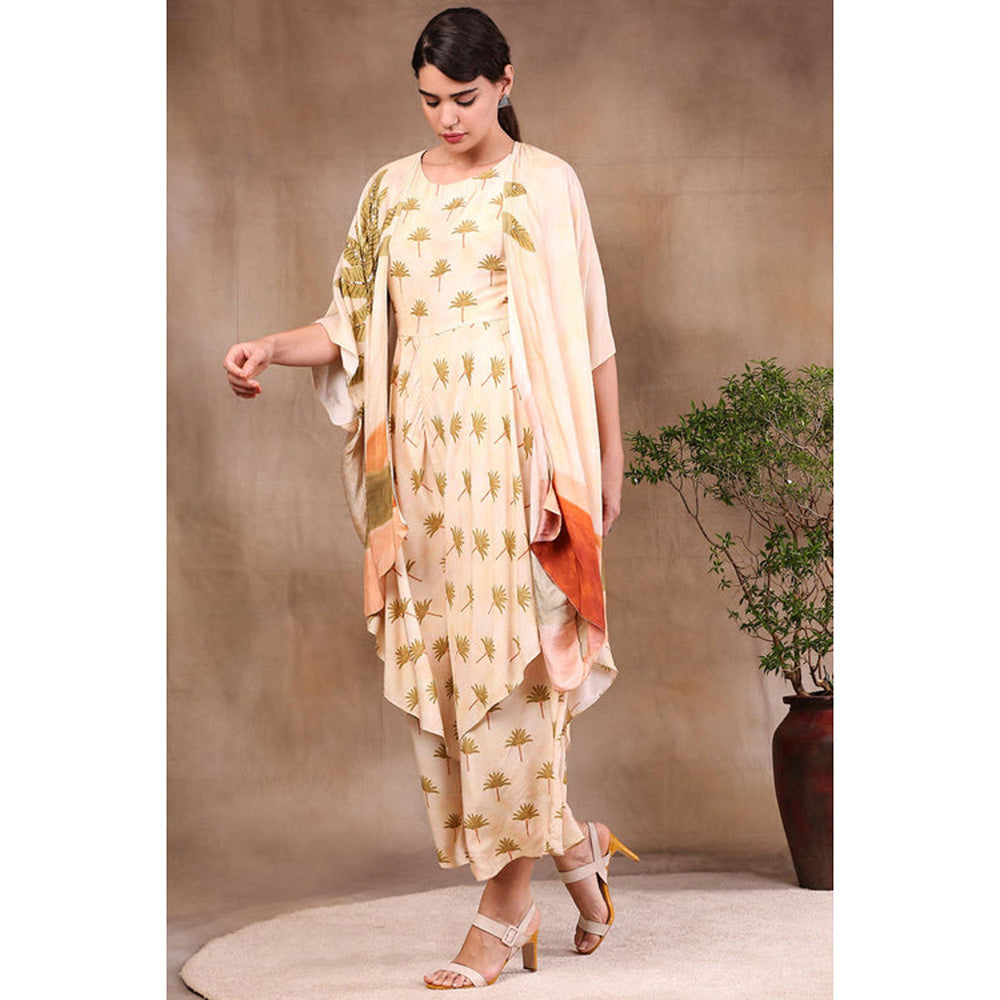 Soup by Sougat Paul Conversational Printed Jumpsuit with Jacket