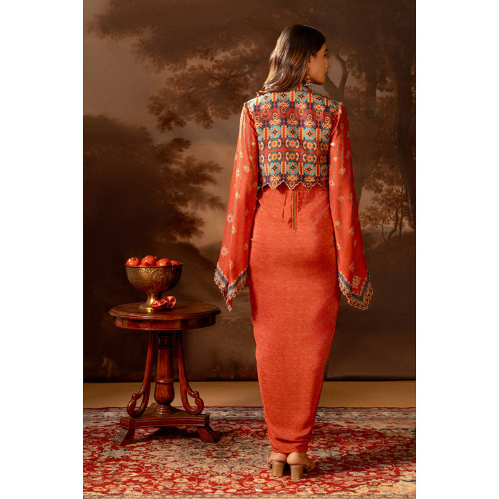 Soup by Sougat Paul Orani Embroidered Drape Dress