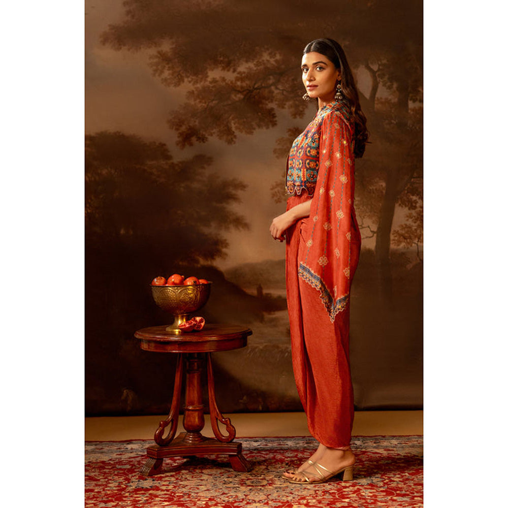 Soup by Sougat Paul Orani Embroidered Drape Dress