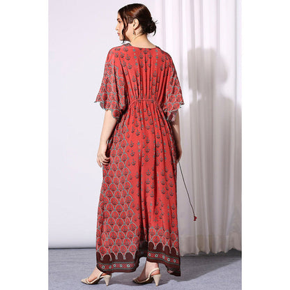 Soup by Sougat Paul Ethnic Folklore Kaftan Dress