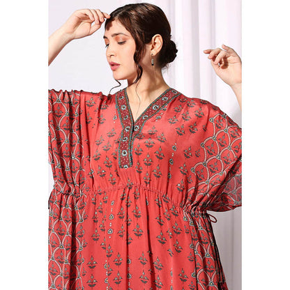 Soup by Sougat Paul Ethnic Folklore Kaftan Dress