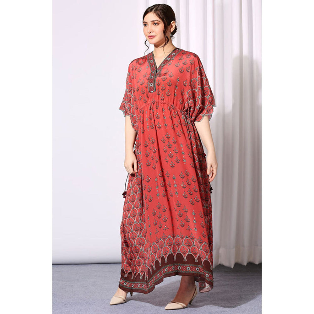 Soup by Sougat Paul Ethnic Folklore Kaftan Dress