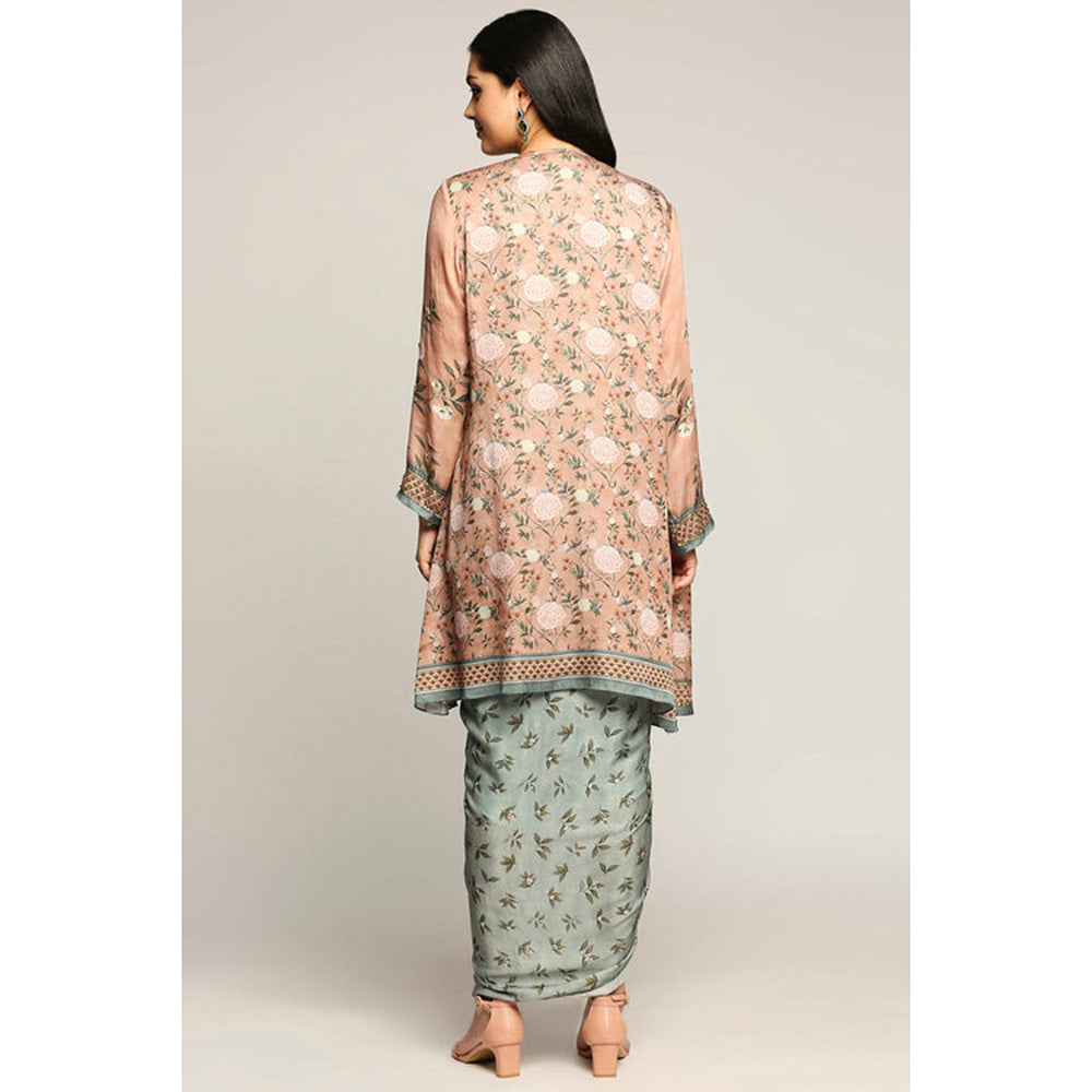 Soup by Sougat Paul Vintage Drape Dress with Jacket