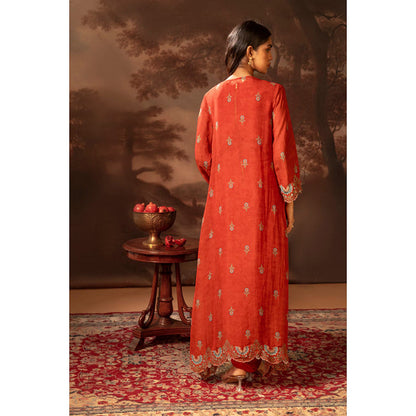 Soup by Sougat Paul Eraya Drape Dress with Cape