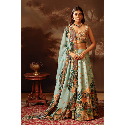 Soup by Sougat Paul Kaira Embroidered Lehenga Choli with Dupatta