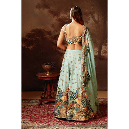 Soup by Sougat Paul Kaira Embroidered Lehenga Choli with Dupatta