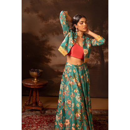Soup by Sougat Paul Aarani Embroidered Lehenga Choli with Jacket