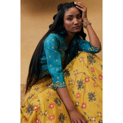 Soup by Sougat Paul Zahra Embroidered Lehenga Choli with Jacket