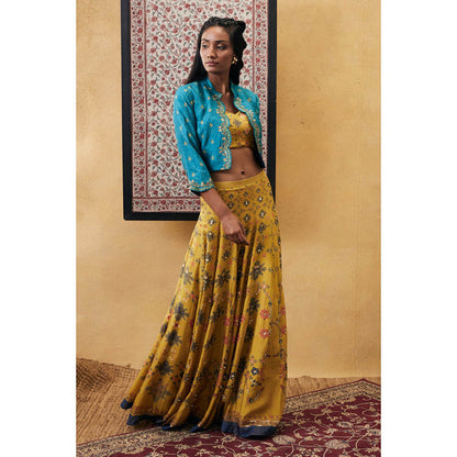 Soup by Sougat Paul Zahra Embroidered Lehenga Choli with Jacket