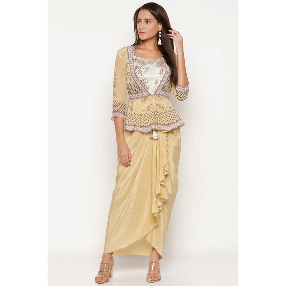 Soup by Sougat Paul Windance Skirt with Peplum Jacket