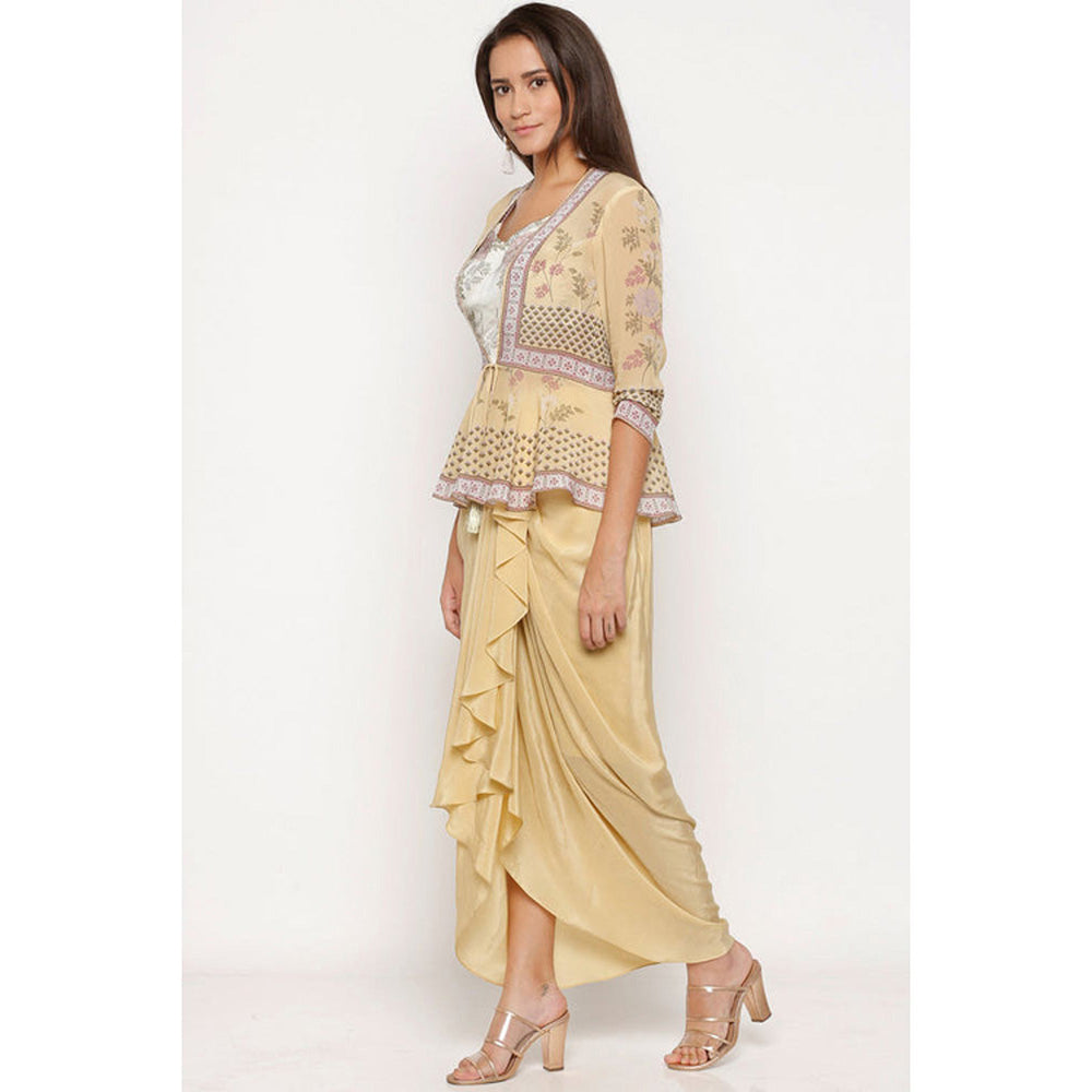 Soup by Sougat Paul Windance Skirt with Peplum Jacket