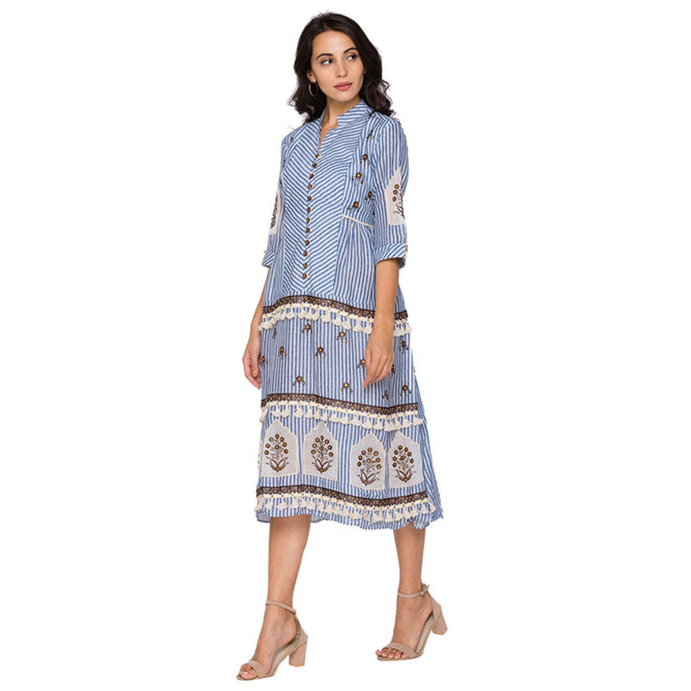 Soup by Sougat Paul Sartorial Printed Short Tier Dress