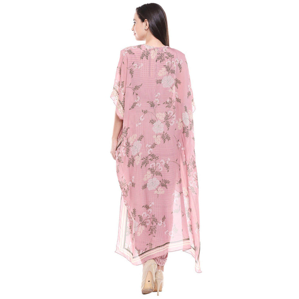 Soup by Sougat Paul Winddance Printed Drape Dress with Cape