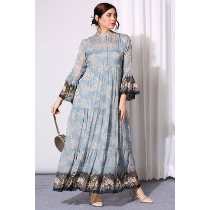 Soup by Sougat Paul Conversational Printed Tiered Dress