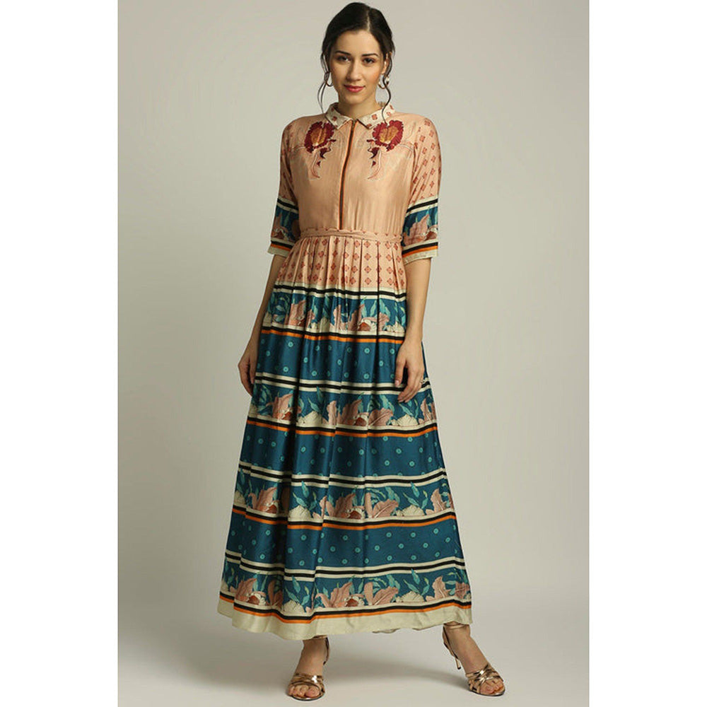 Soup by Sougat Paul Orchid Bloom Printed Long Dress