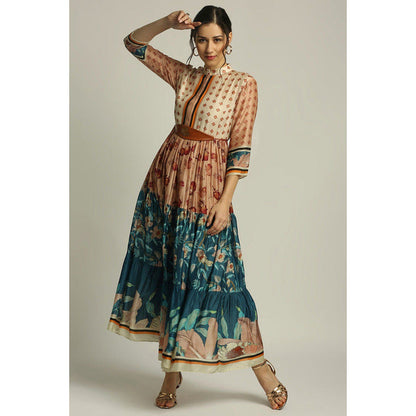 Soup by Sougat Paul Orchid Bloom Long Tiered Dress