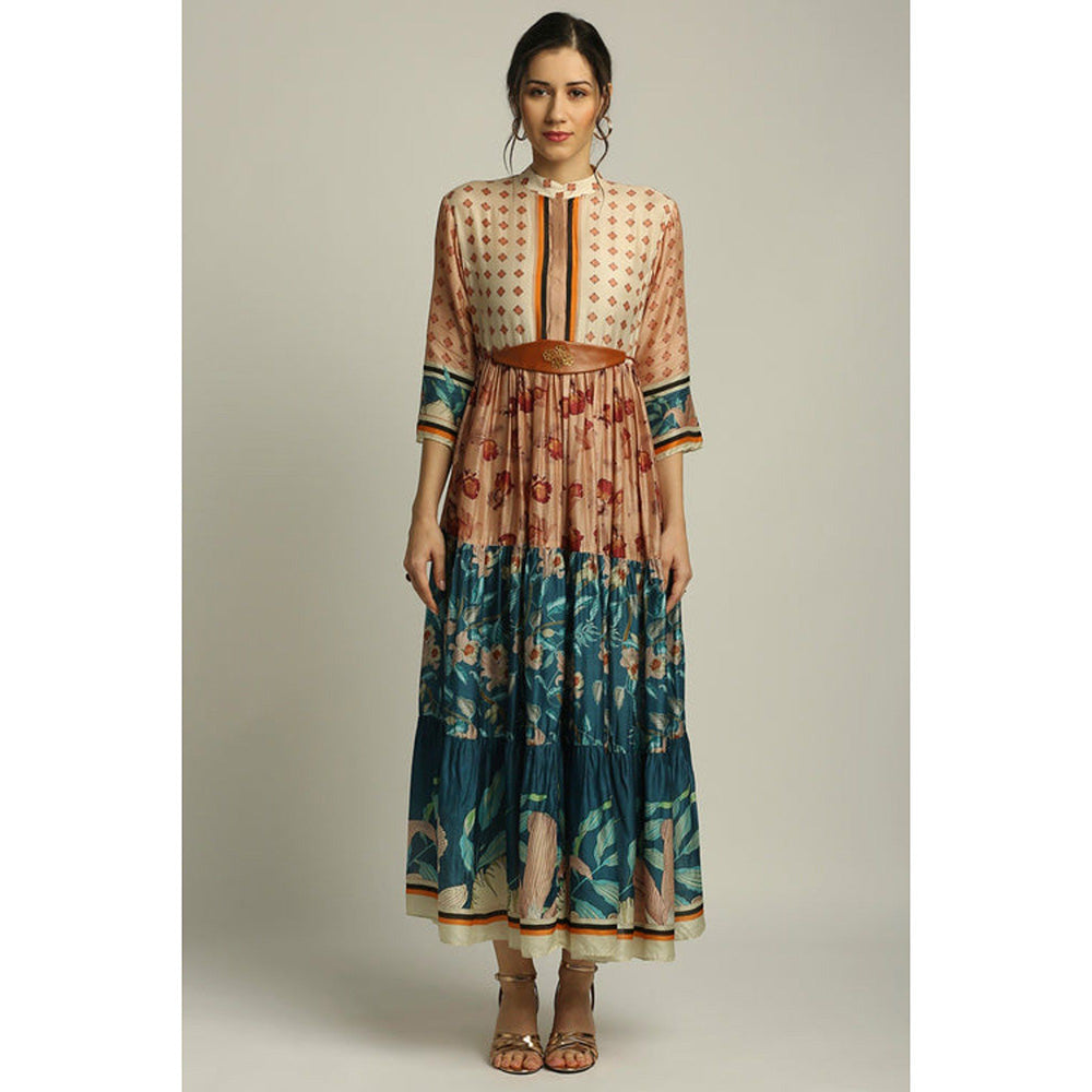 Soup by Sougat Paul Orchid Bloom Long Tiered Dress