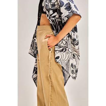 SPACE Kunafa Fray Edged Pant