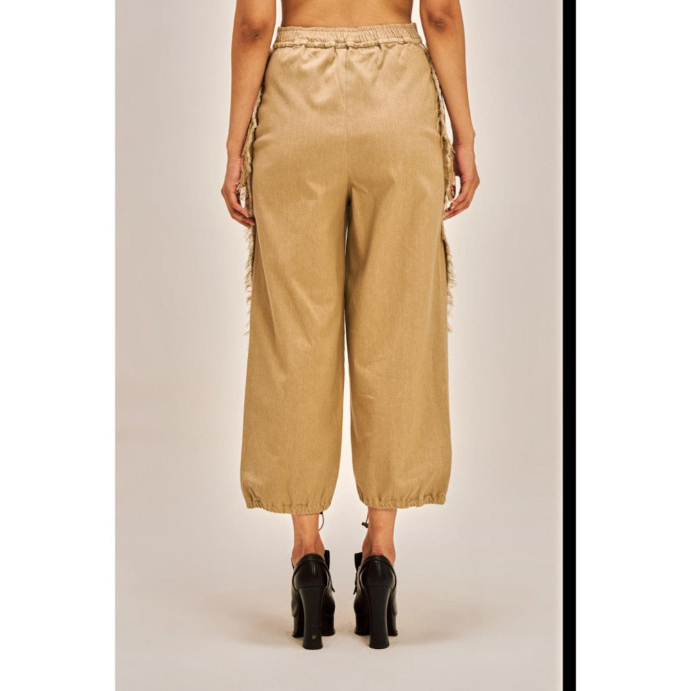 SPACE Kunafa Fray Edged Pant