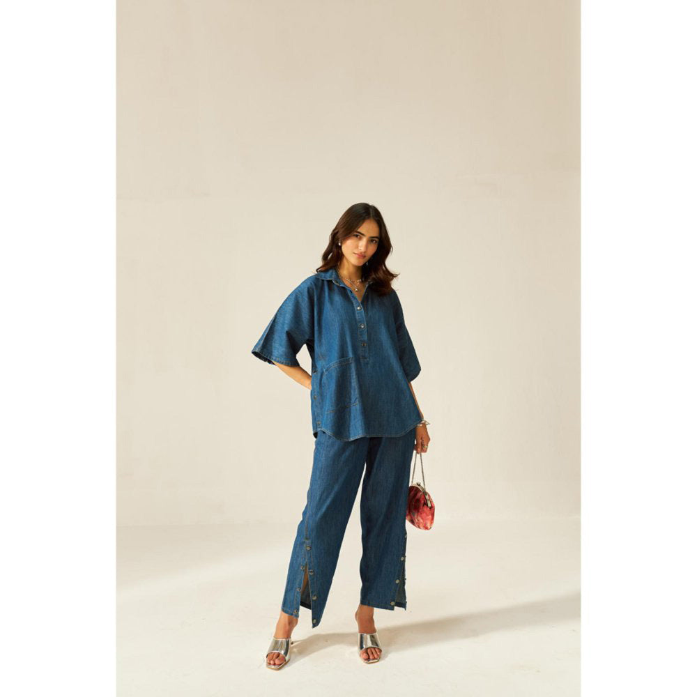 SPACE Dolla Dark Denim Co-Ord (Set of 2)