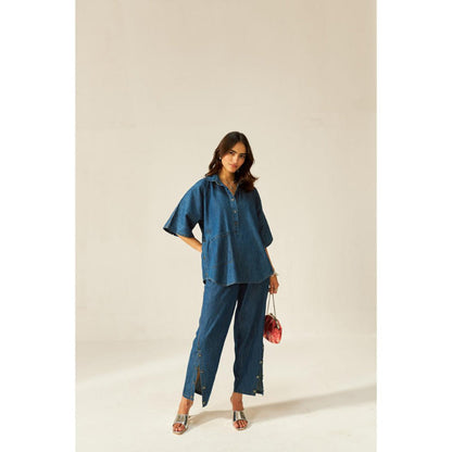 SPACE Dolla Dark Denim Co-Ord (Set of 2)