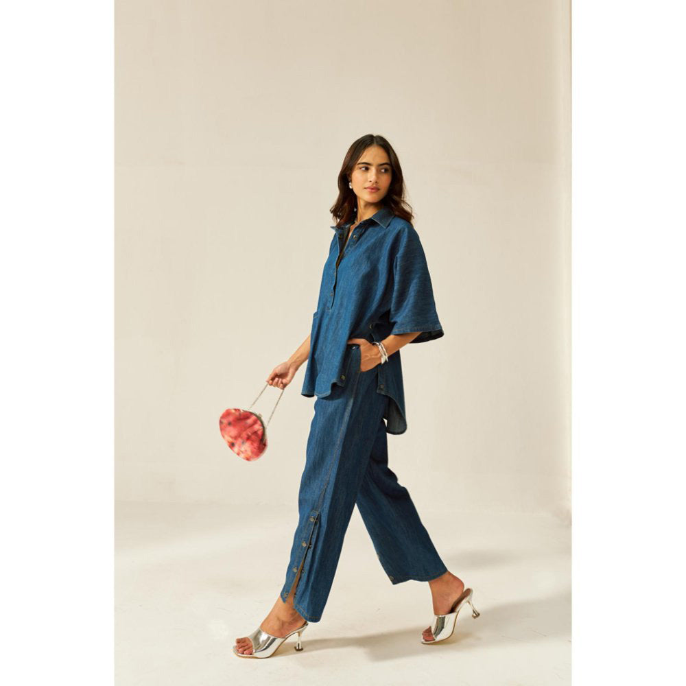 SPACE Dolla Dark Denim Co-Ord (Set of 2)