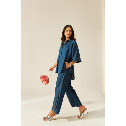 SPACE Dolla Dark Denim Co-Ord (Set of 2)