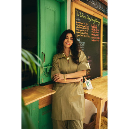 SPACE Bombay Khaki Co-Ord (Set of 2)