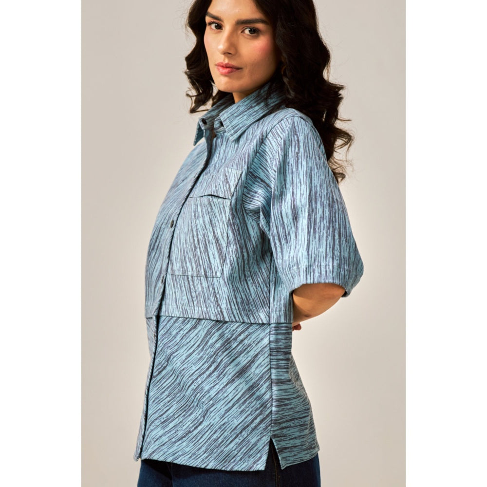 SPACE Koi Collared Shirt