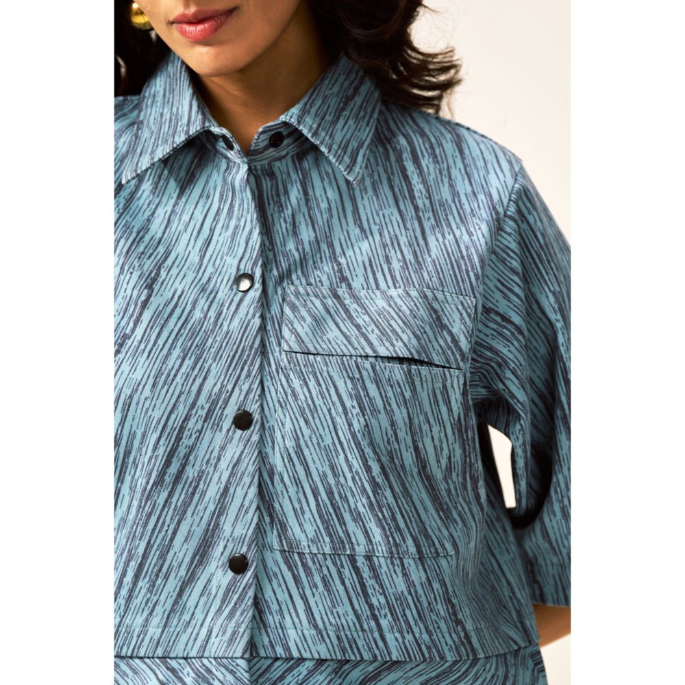 SPACE Koi Collared Shirt
