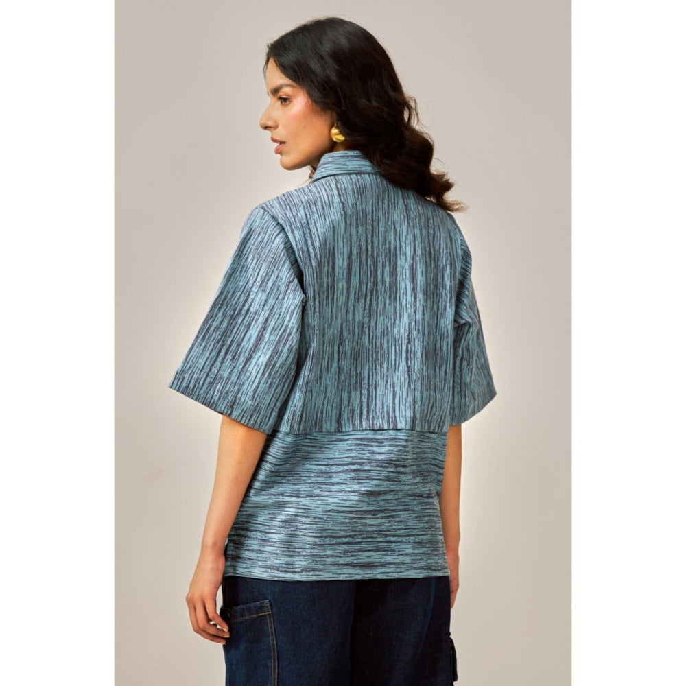 SPACE Koi Collared Shirt