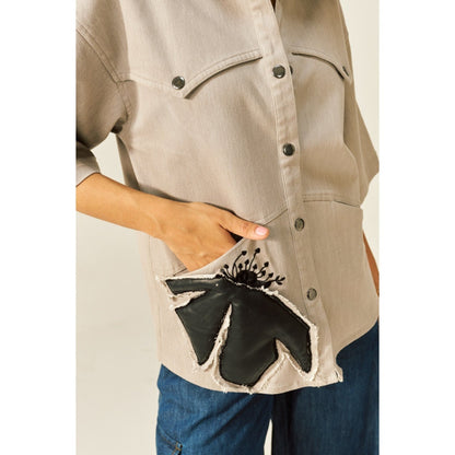 SPACE Sweet Chai Opal Beige Shirt