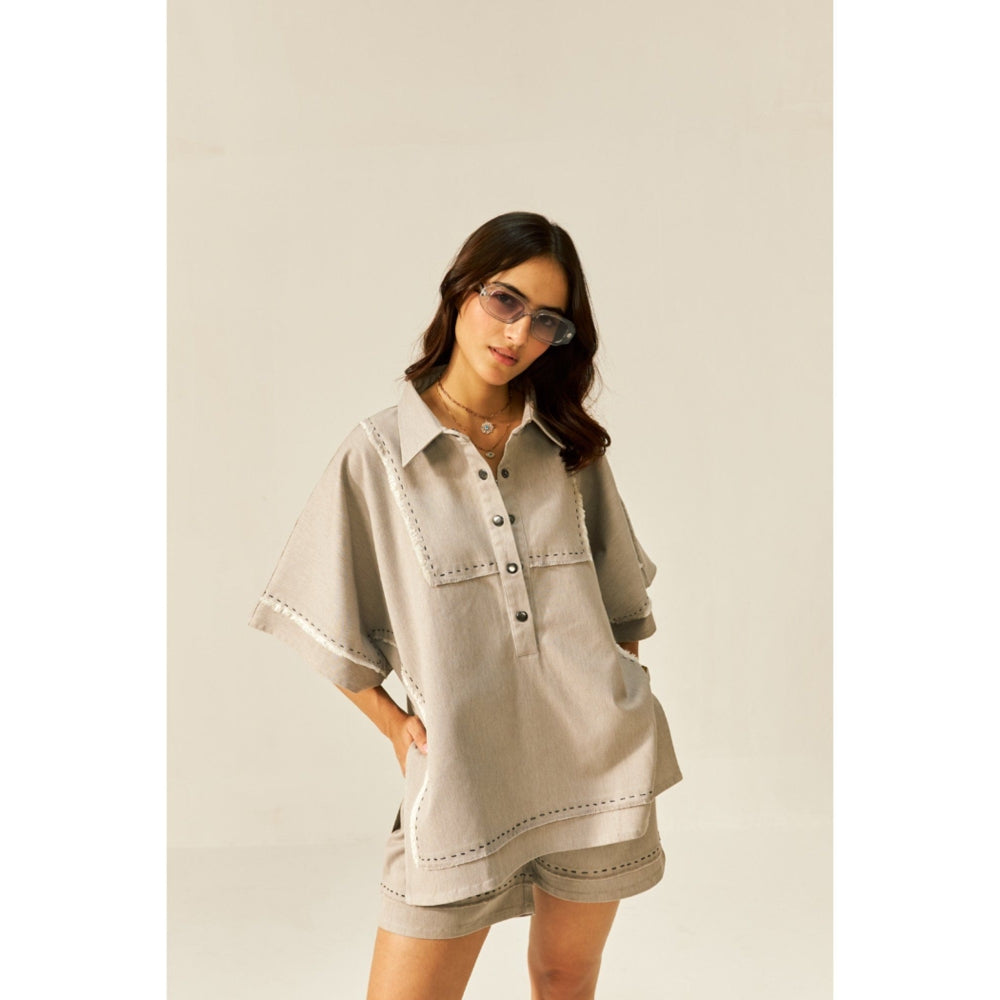 SPACE Pearl Hand Embroidered Co-Ord (Set of 2)