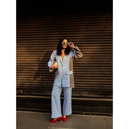SPACE Riri Cut and Sew Blazer with Pant (Set of 2)