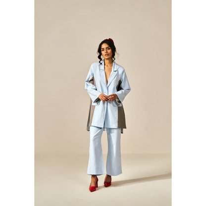 SPACE Riri Cut and Sew Blazer with Pant (Set of 2)