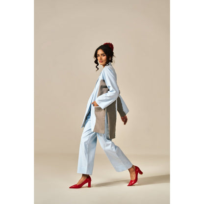 SPACE Riri Cut and Sew Blazer with Pant (Set of 2)