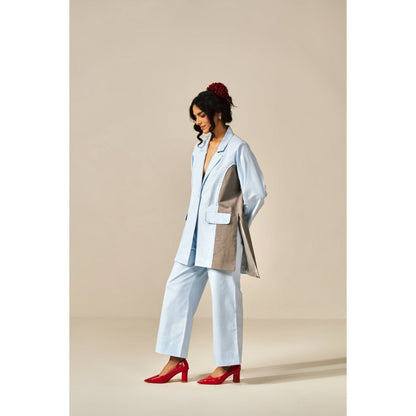 SPACE Riri Cut and Sew Blazer with Pant (Set of 2)